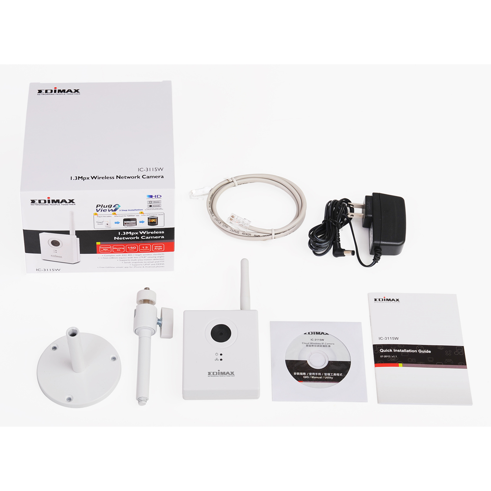 EDIMAX Technology - Official Website - Indoor Fixed - 1.3Mpx Wireless ...