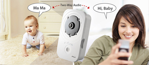 Edimax IC-3140W HD Wireless Day & Night Network Camera, IC-3140_2-way_audio_mami_baby.jpg